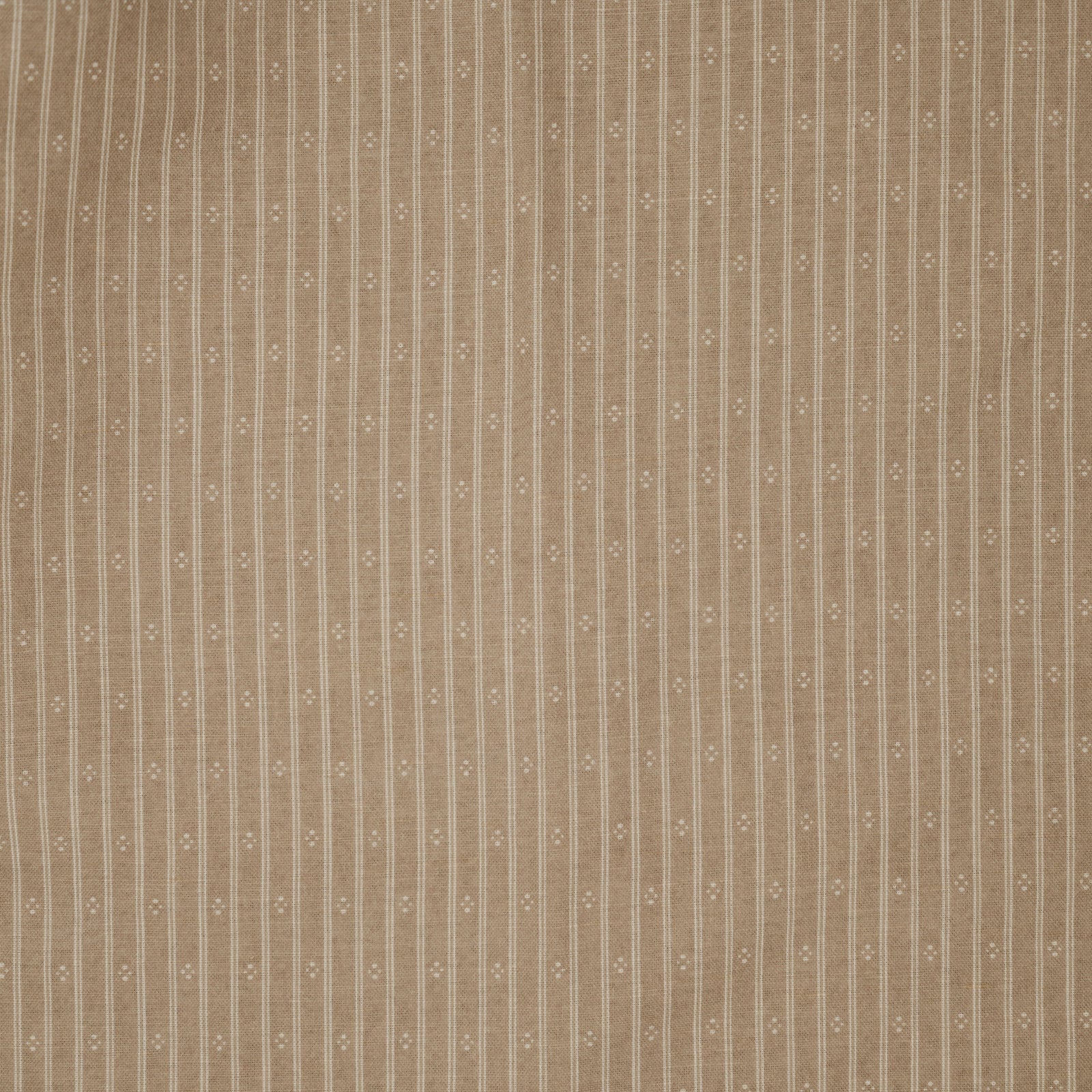 Ticking Stripe Fabric - Stone