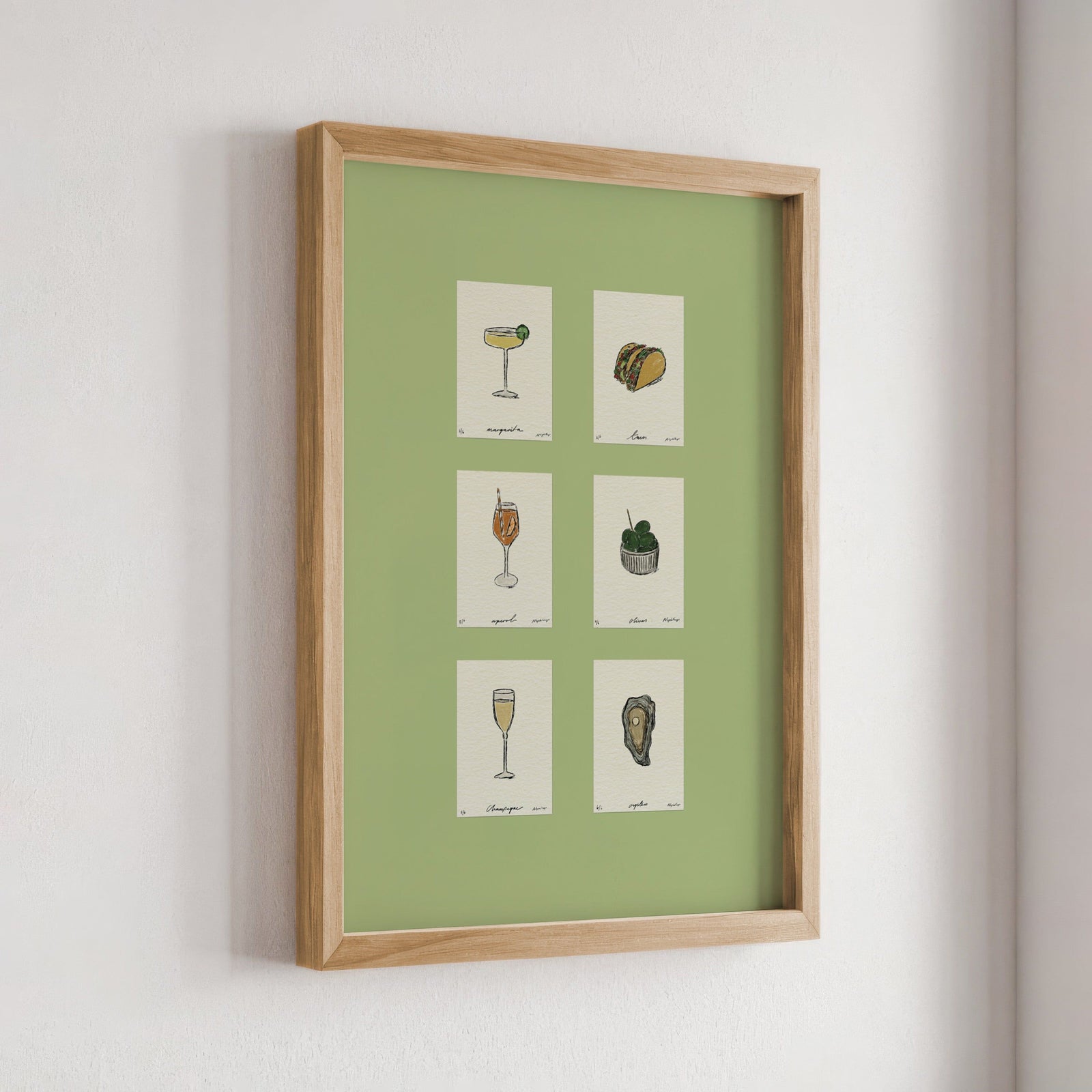 Sips & Snacks Set Print