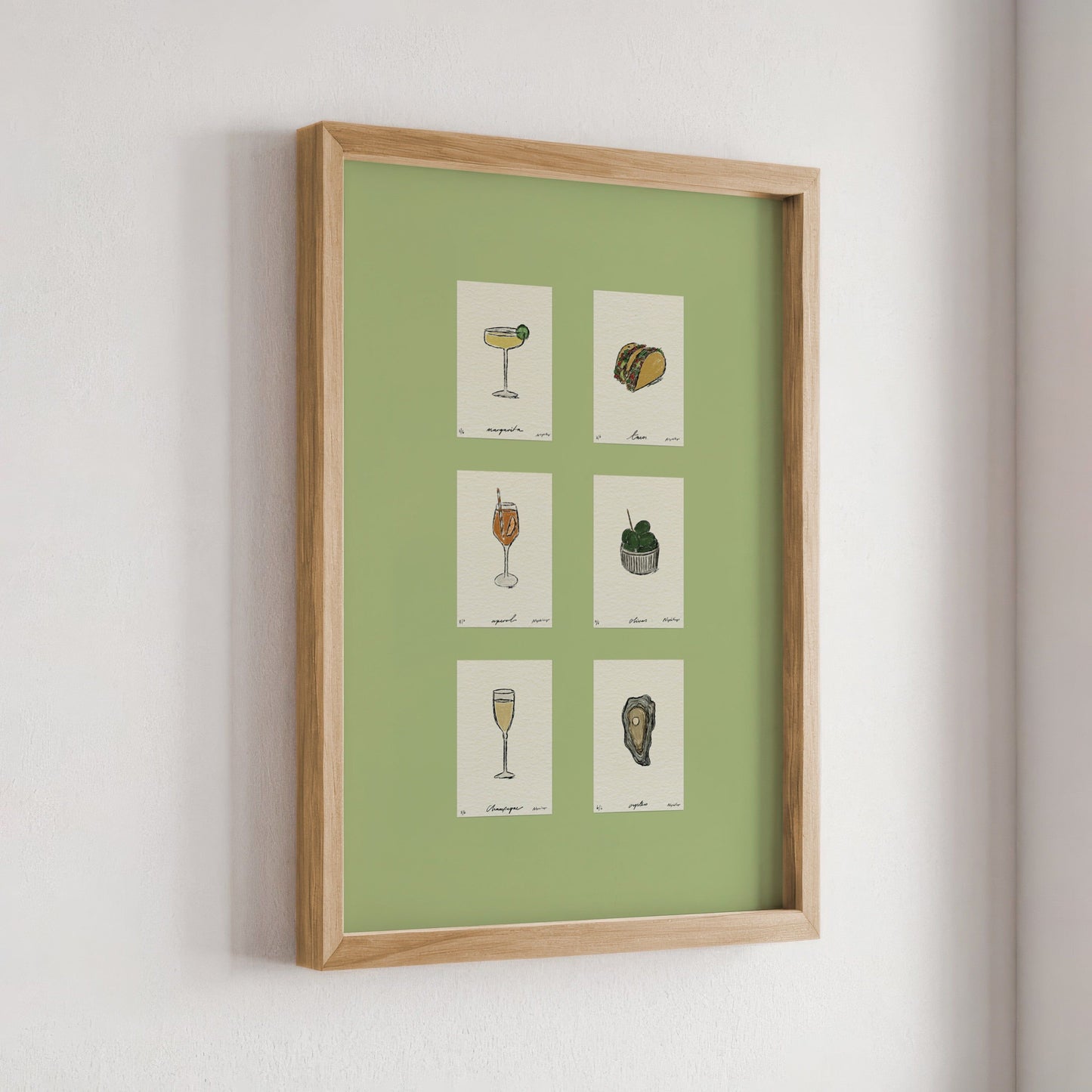 Sips & Snacks Set Print