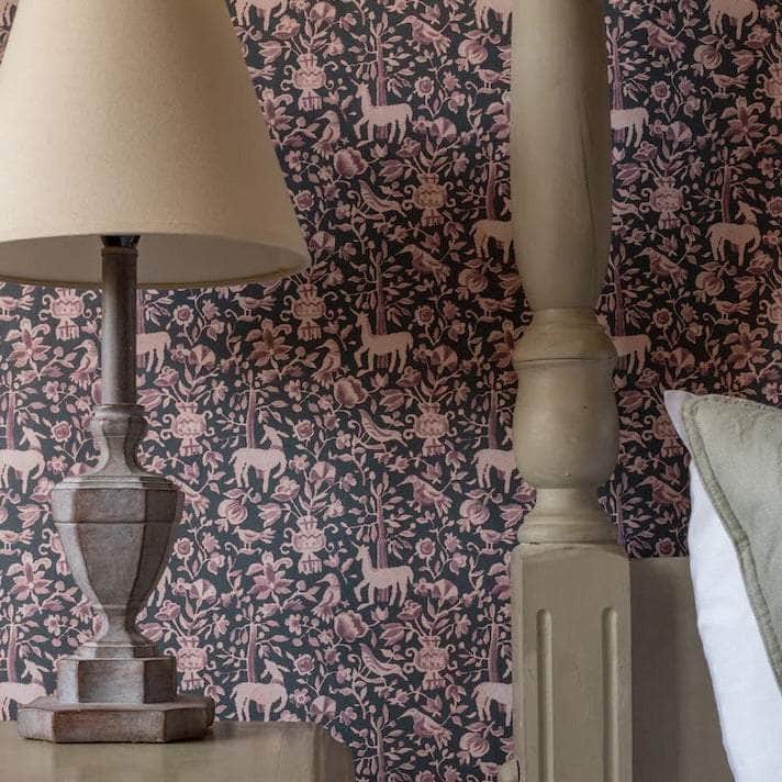 Mon Seul Desir - In Damson - Wallpaper