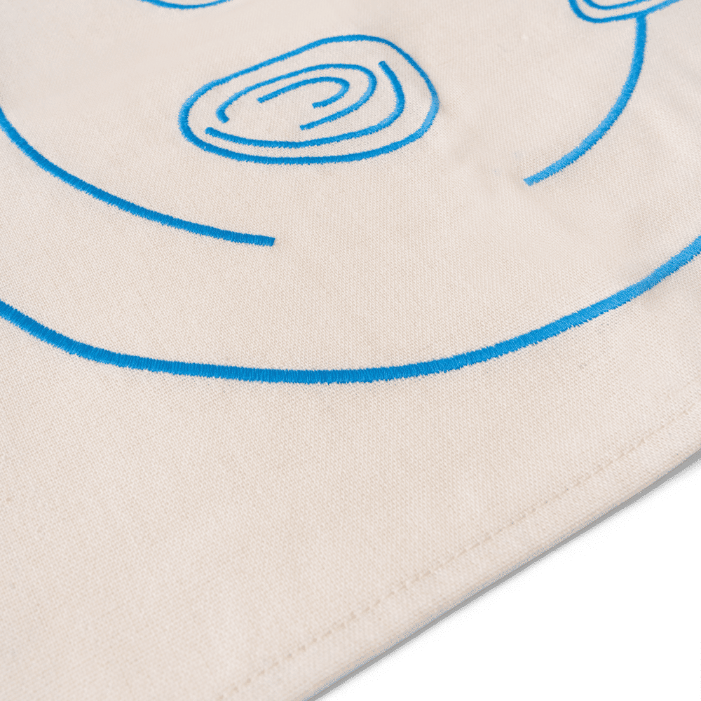 Placemats Embroidered Plates - Set of 2