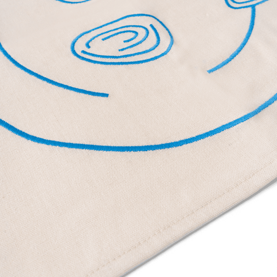 Placemats Embroidered Plates - Set of 2