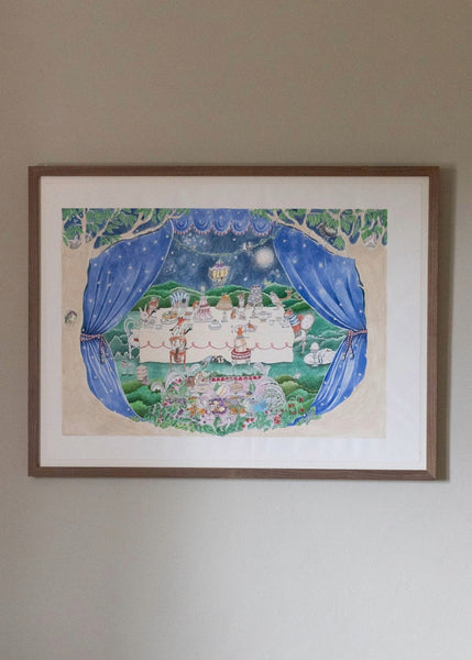 Once Upon A Feast - At Night - Fine Art Print-