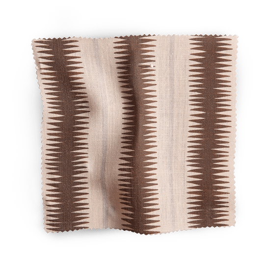 Squiggle Fabric - Espresso