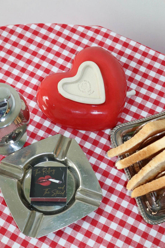 Rounded Weed Heart Ashtray