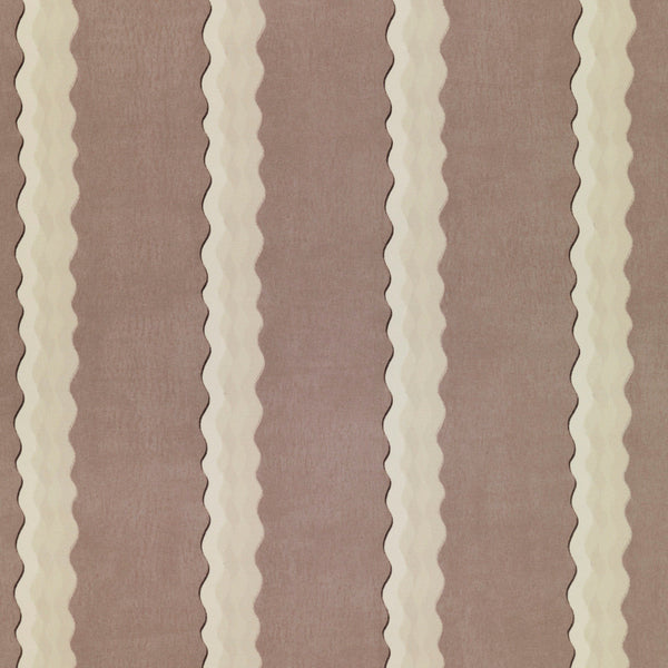 Double Scroll Stripe - Lilac (Wallpaper)