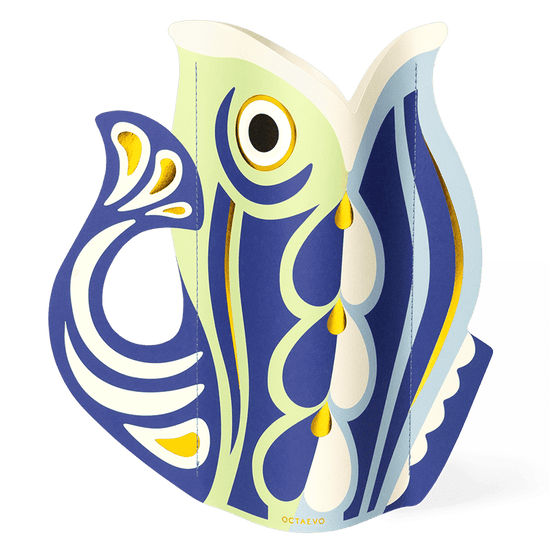 Fish Paper Vase