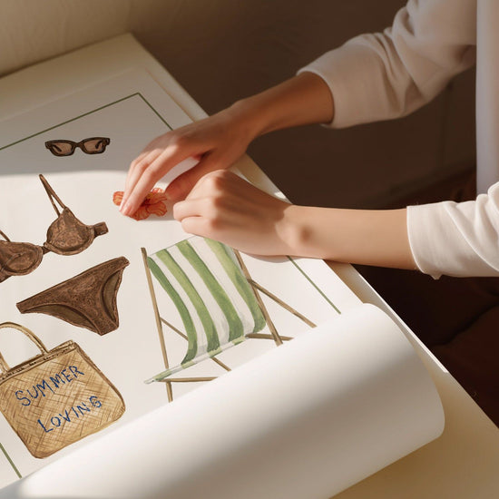 Take me to the beach Art Print