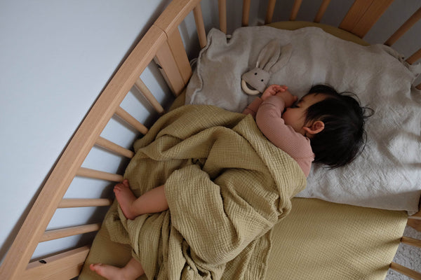 Soft Crib Sheet – Hojicha