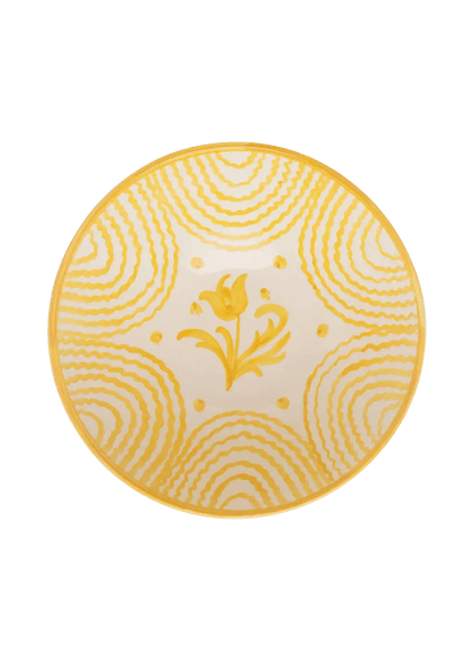 Large Yellow Serving Bowl