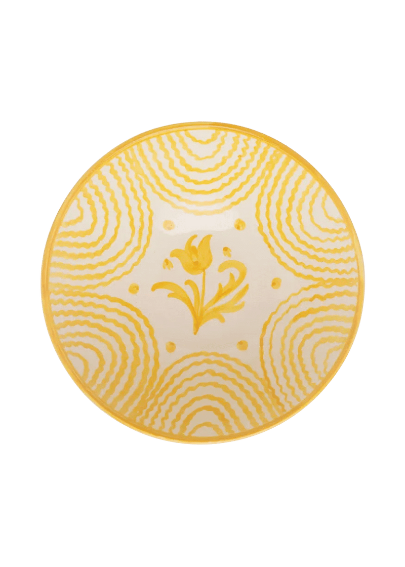 Large Yellow Serving Bowl