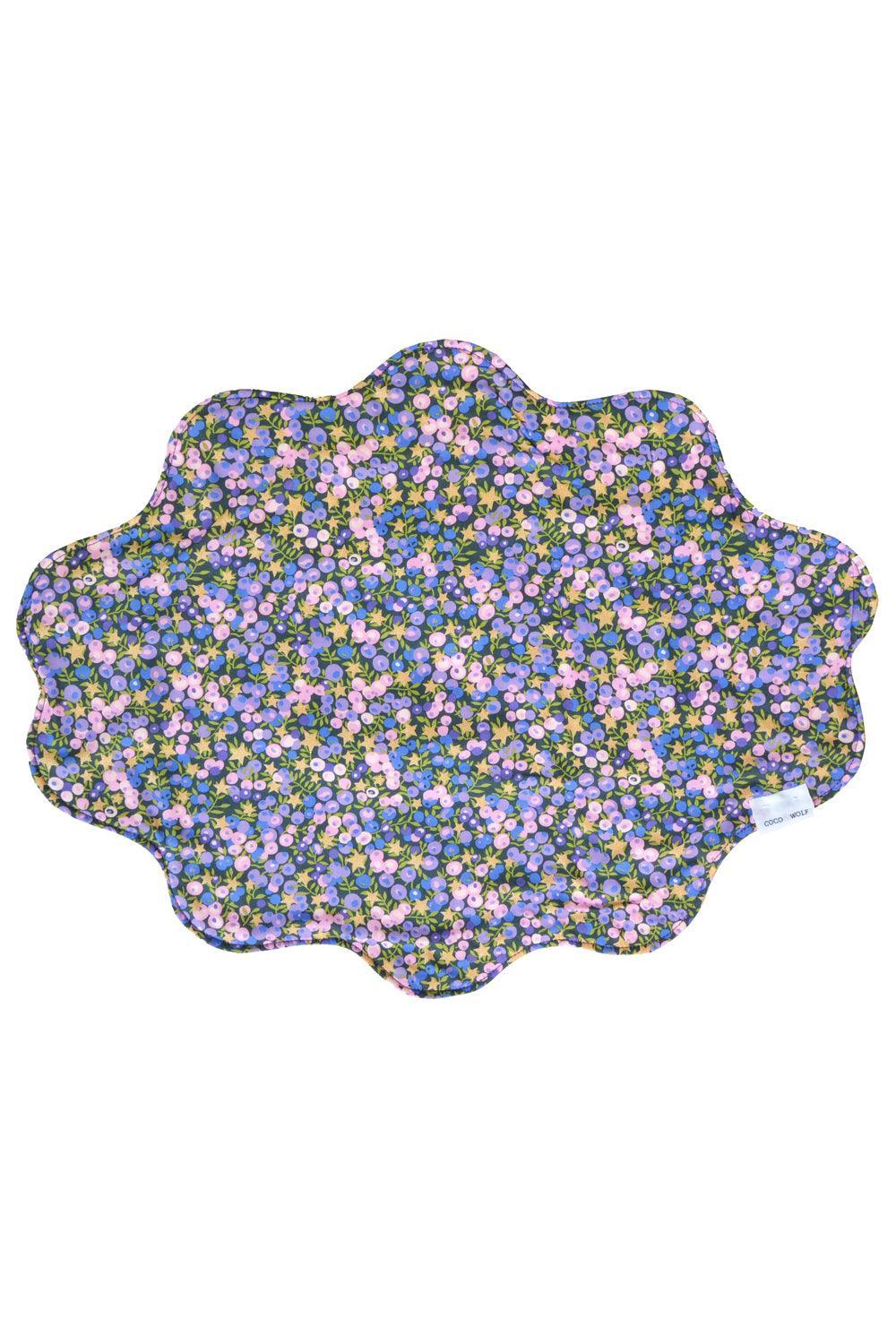 Reversible Wavy Placemat made with Liberty Fabric WILTSHIRE STAR & CAPEL