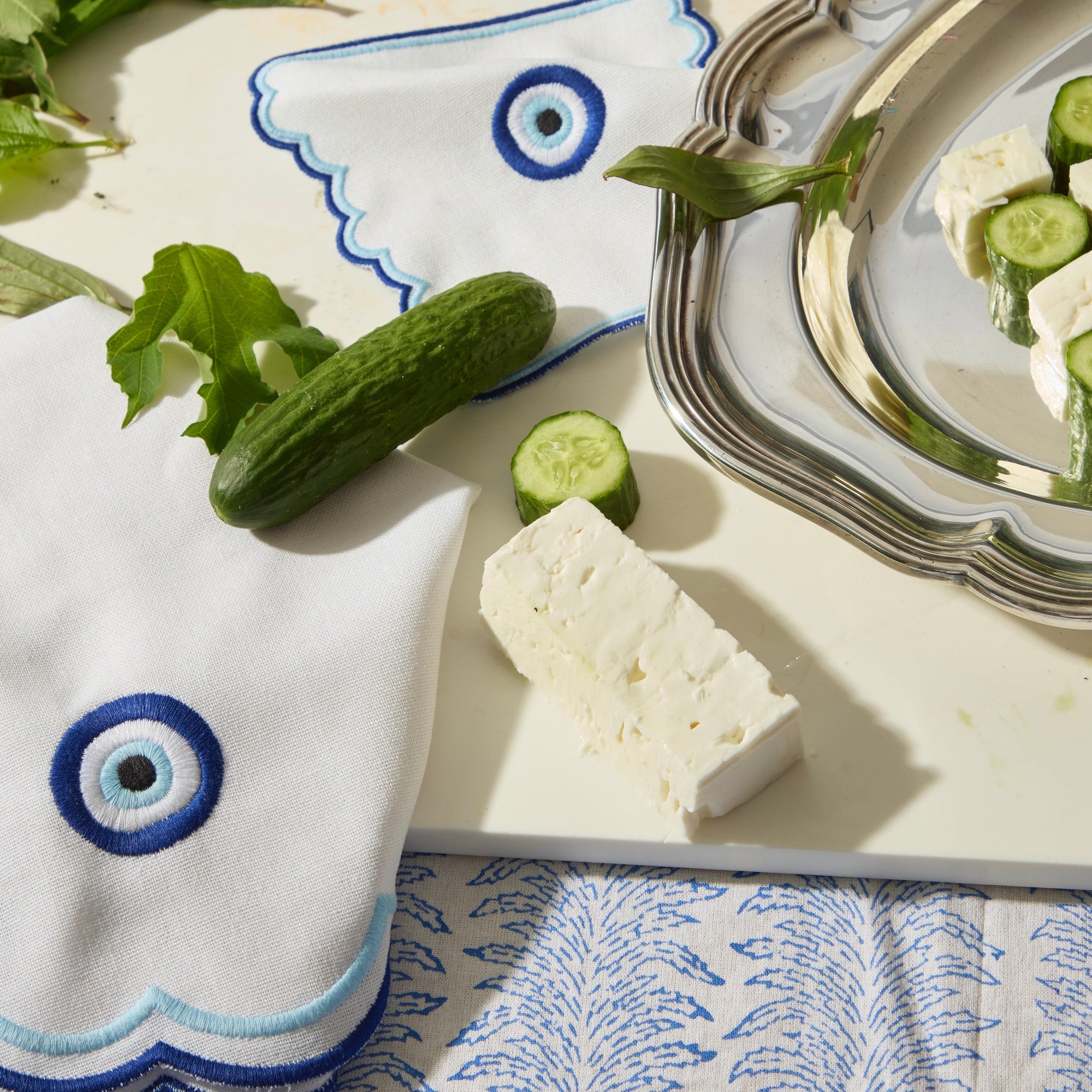 Evil Eye Napkin (set of 4) Cloth Napkins