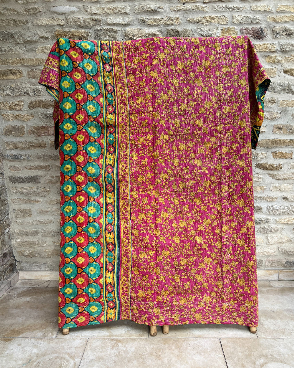 Midweight Kantha Quilt No. 694