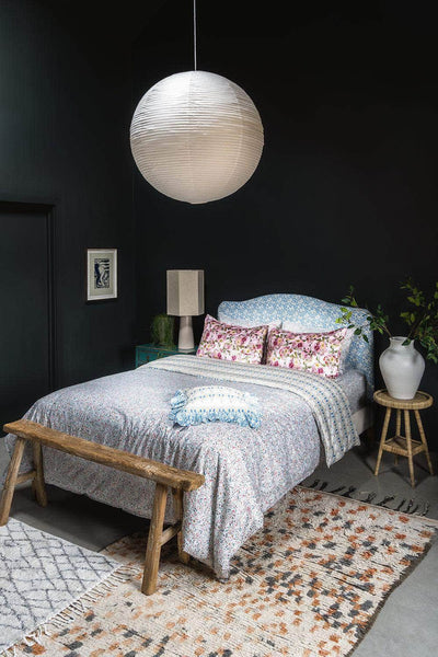 Bedding Made With Liberty Fabric Donna Leigh Duck Egg