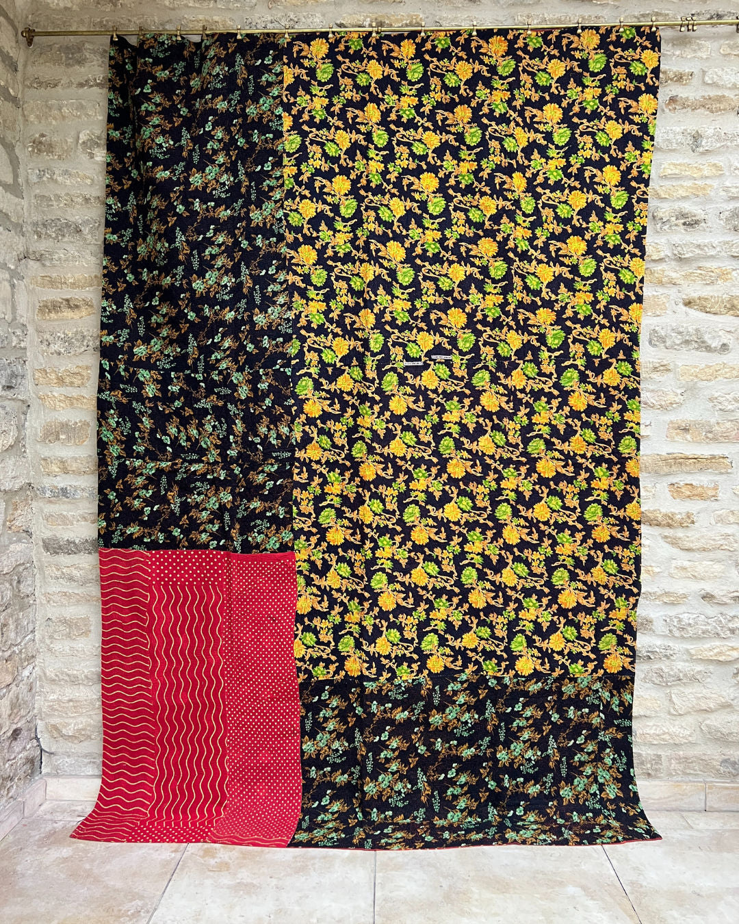 Midweight Kantha Quilt No. 748