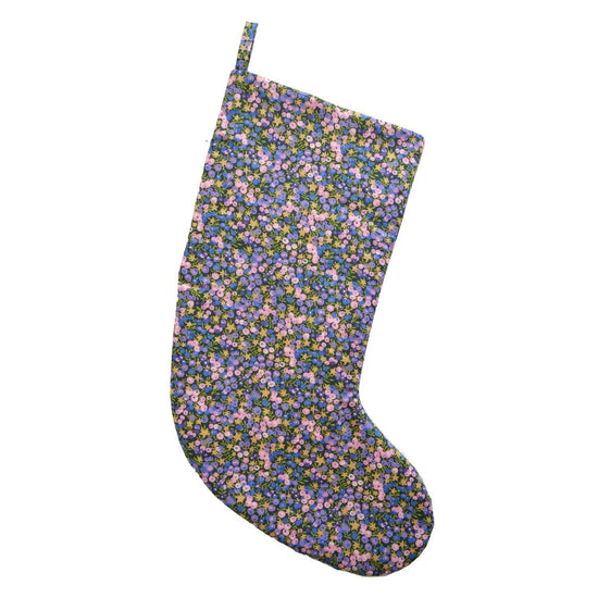 Christmas Stocking made with Liberty Fabric WILTSHIRE STAR