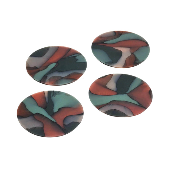 Recycled Plastic Coaster Poppy
