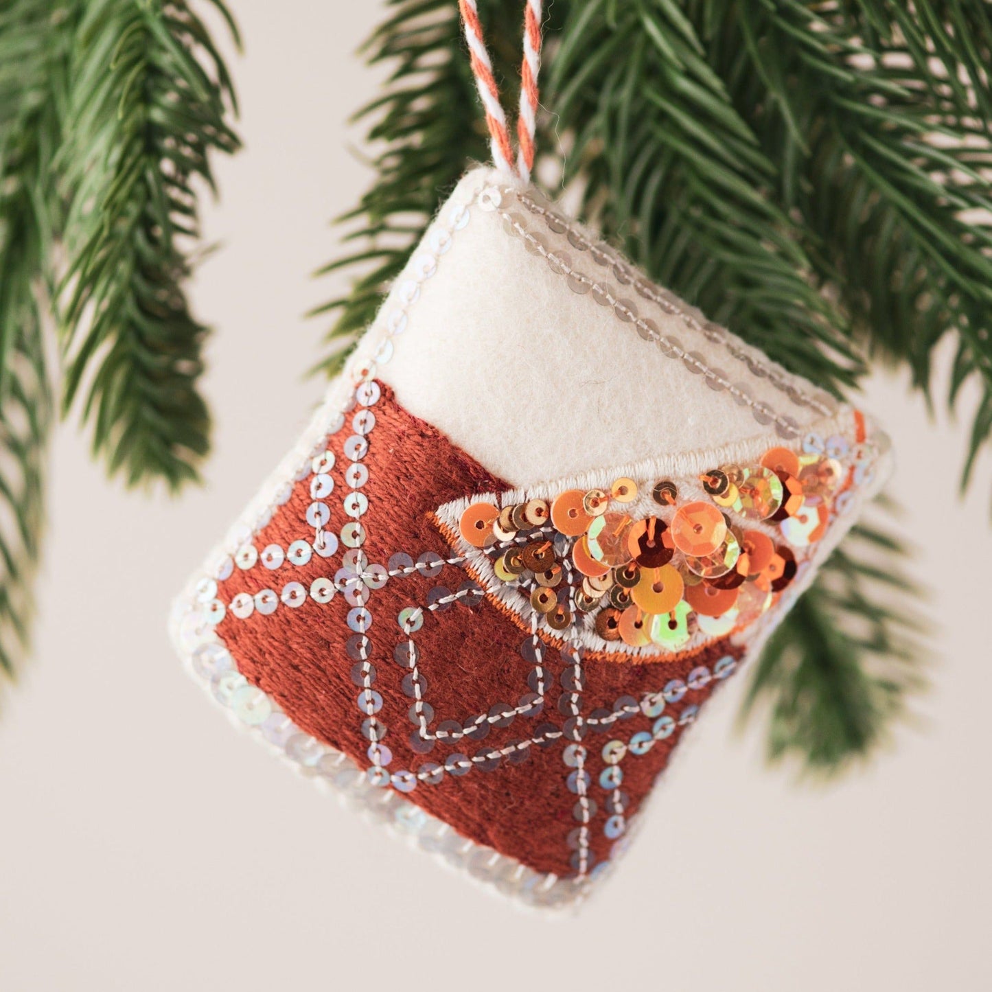 The Perfect Negroni Sequin Ornament