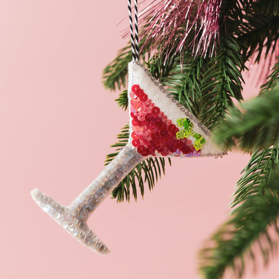 The Cosmo Cocktail Ornament