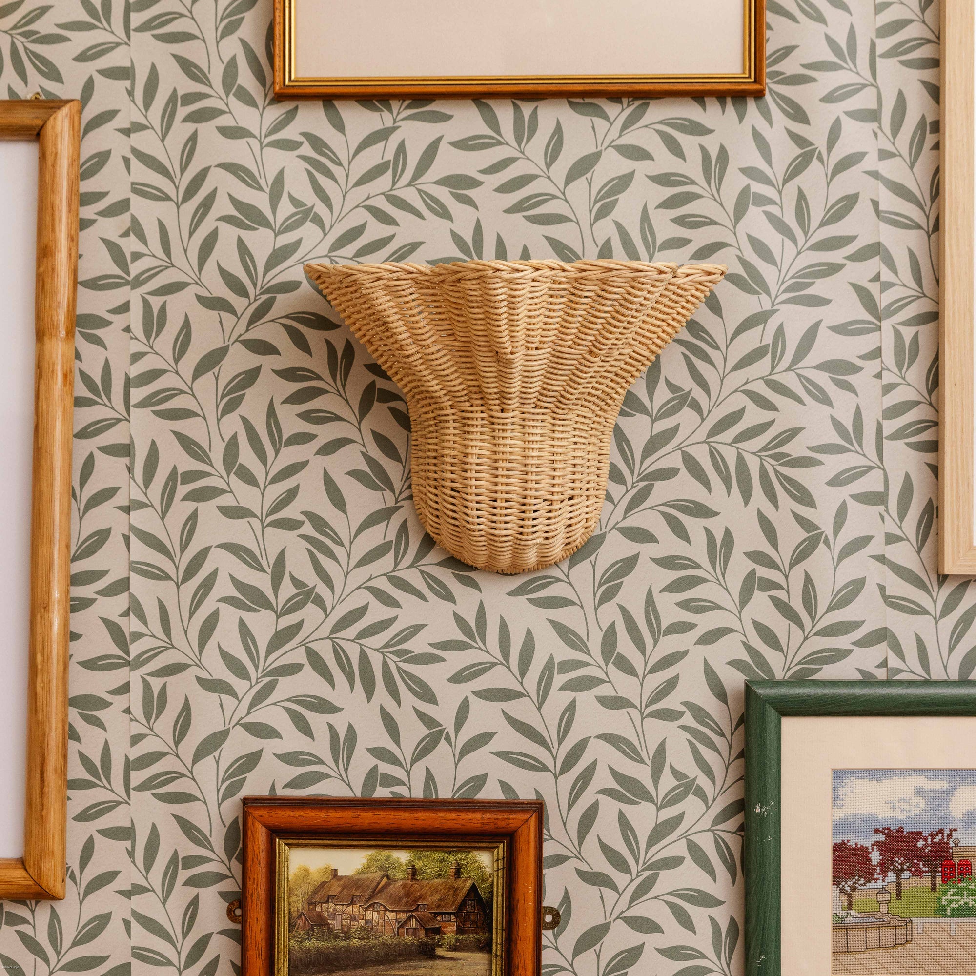 Luna Wall Light Shade, Small Natural