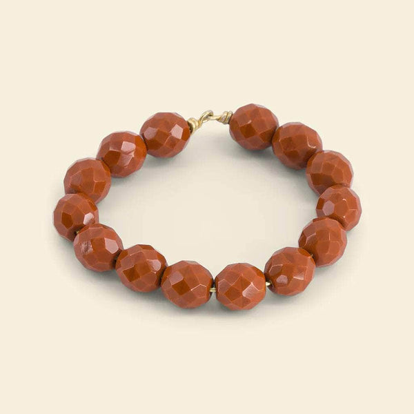 The Ocre & Daffodil Beaded Napkin Rings (set of 4)