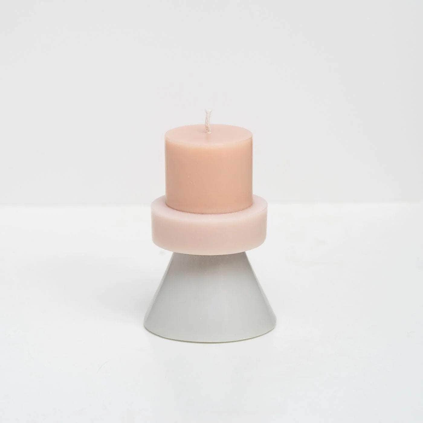 Stack Candle Mini I - Lavender / Peach / Pale Pink