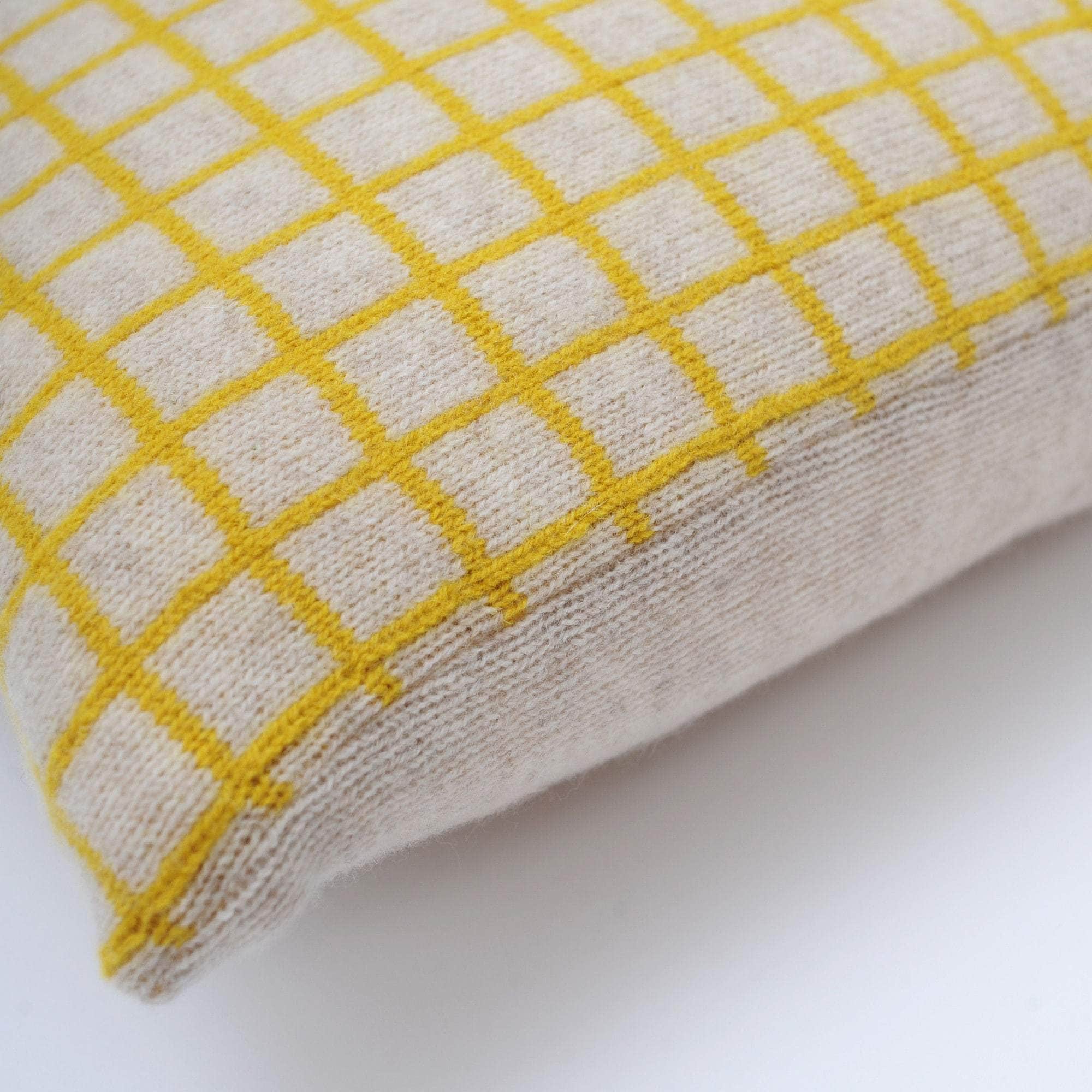 Piccalilli Grid Cushion