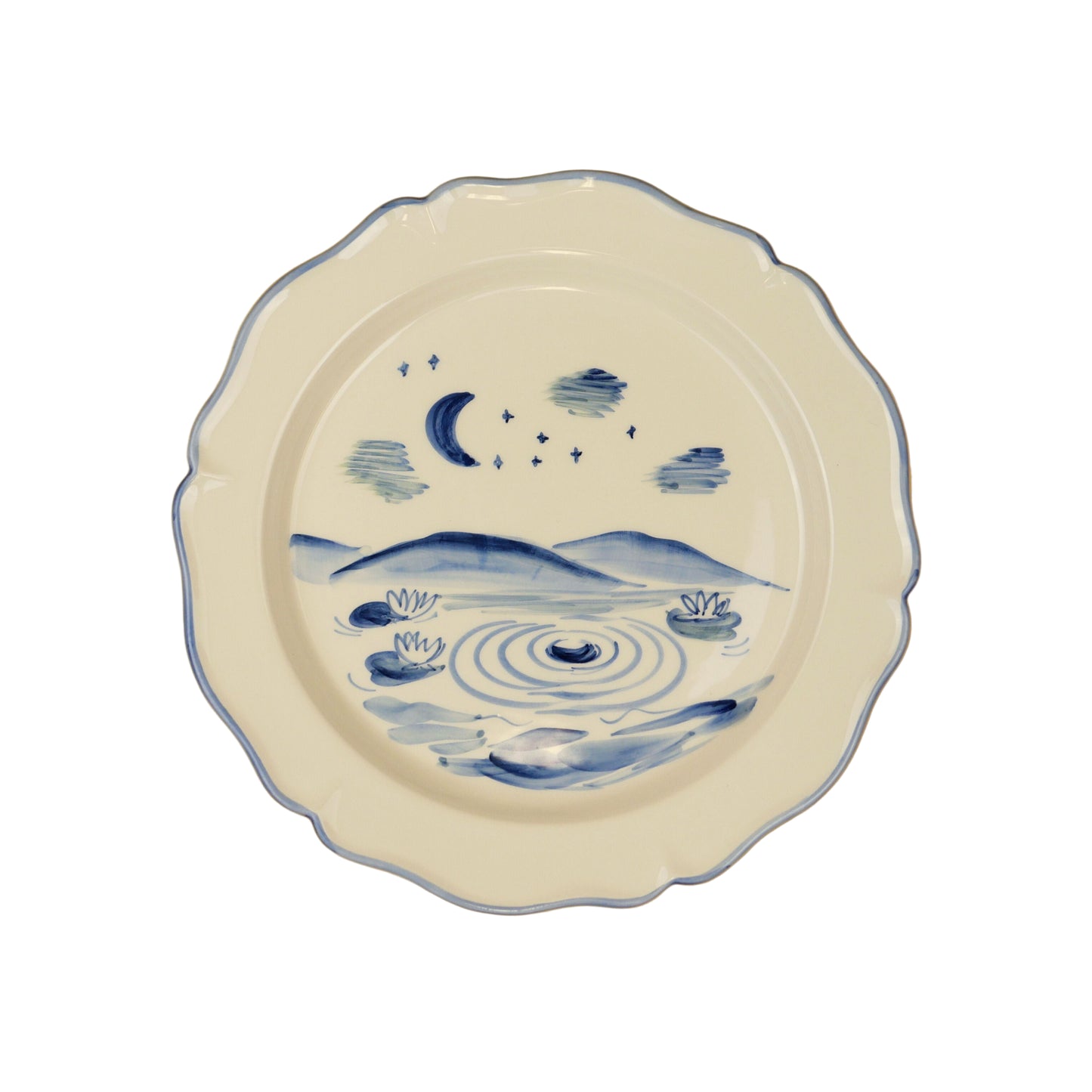 Night Pond Dinner Plate