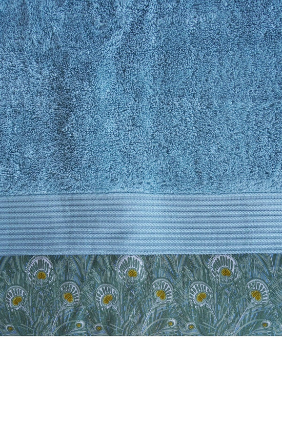 Border Edge Towel made with Liberty Fabric QUEEN HERA