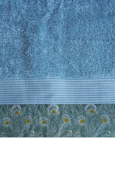 Border Edge Towel made with Liberty Fabric QUEEN HERA