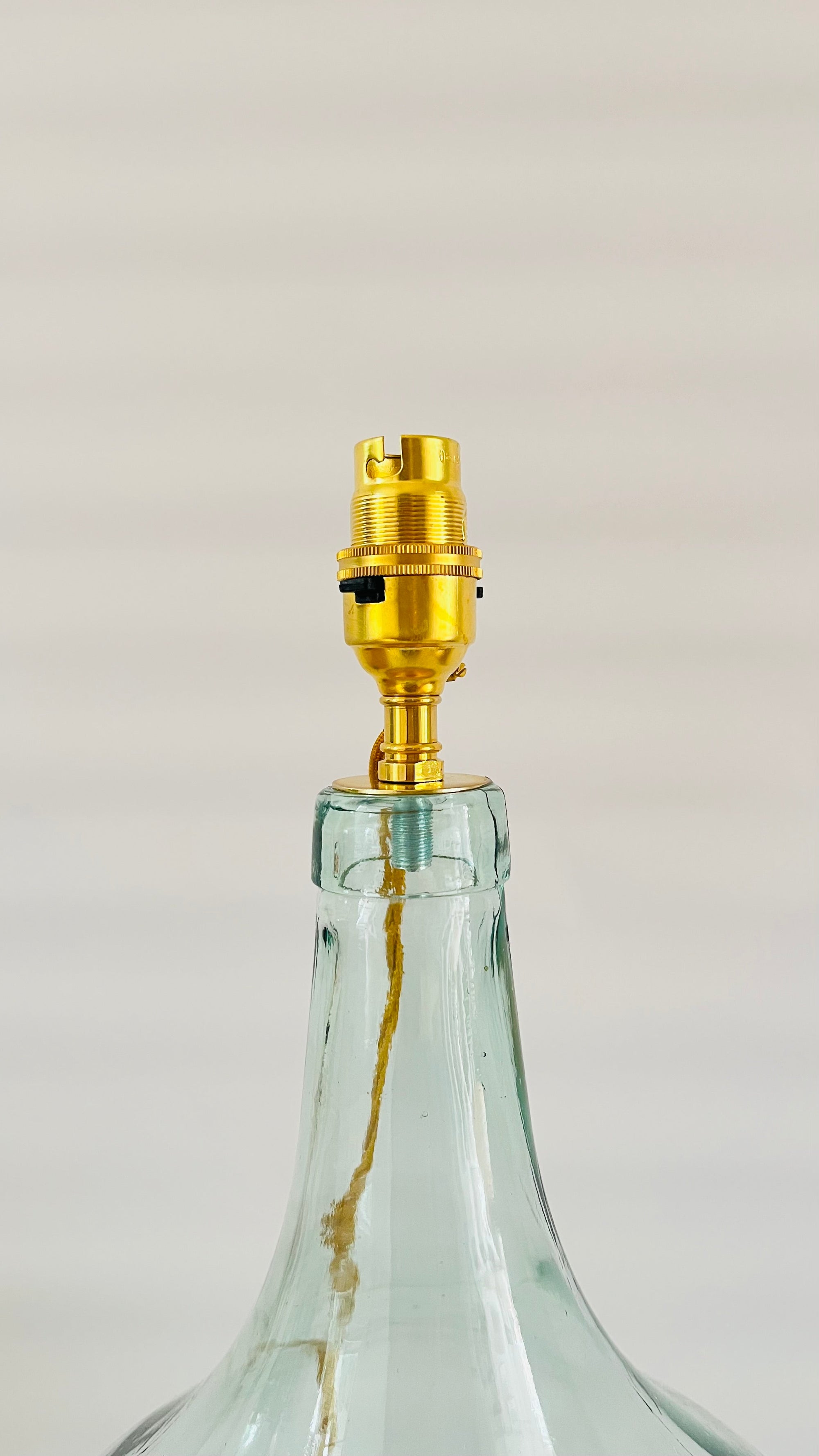 Large Antique Demijohn Lamp