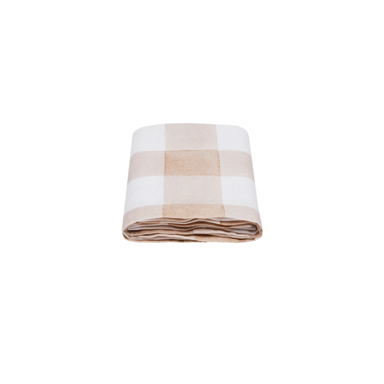 Pink Gingham Tablecloth