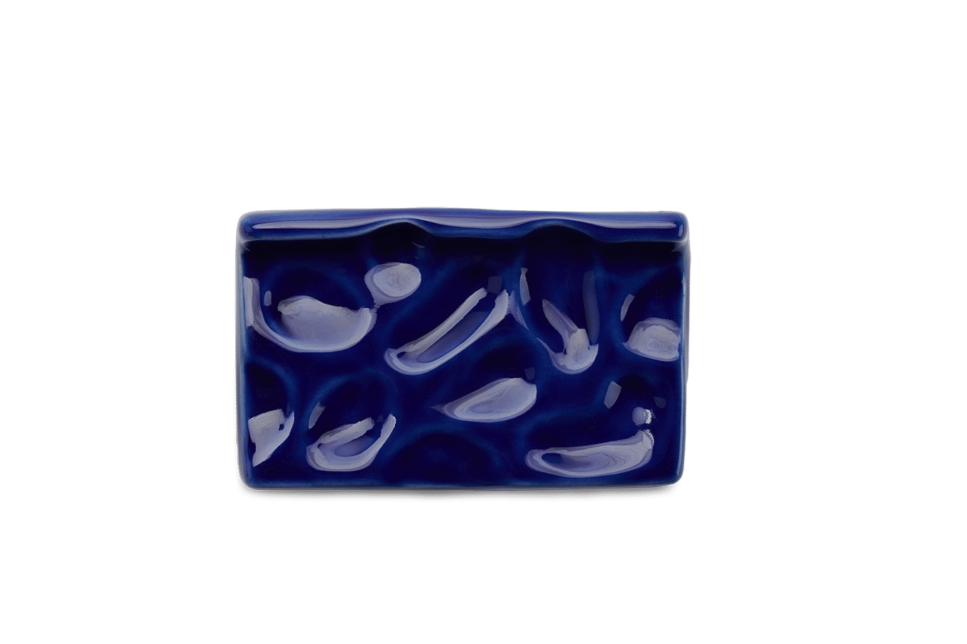 Ceramic Soap Dish in Cobalt Glaze
