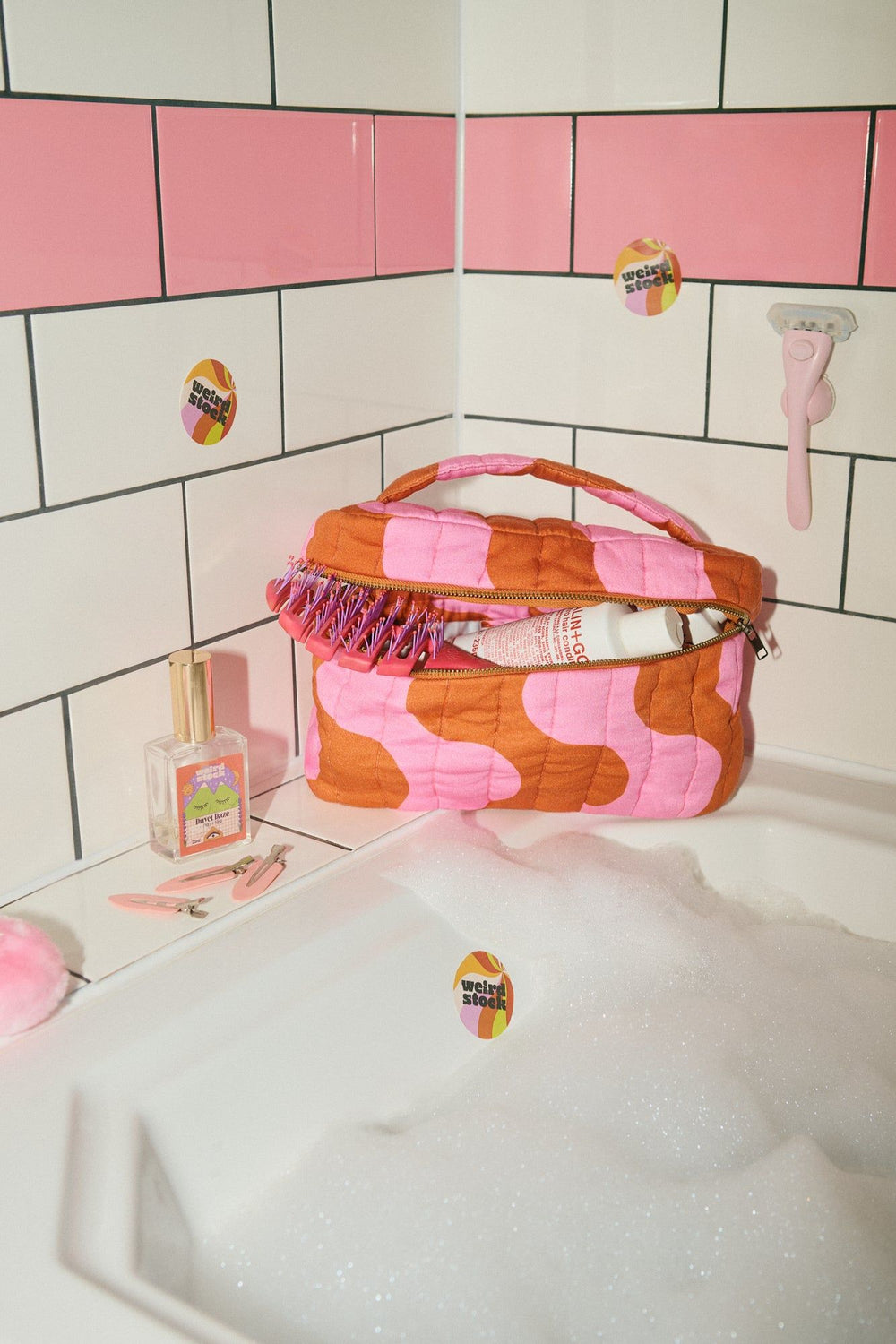 Dragstrip Disco Quilted Wash Bag