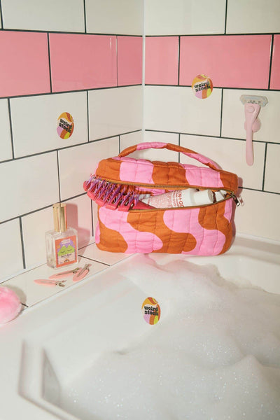 Dragstrip Disco Quilted Wash Bag