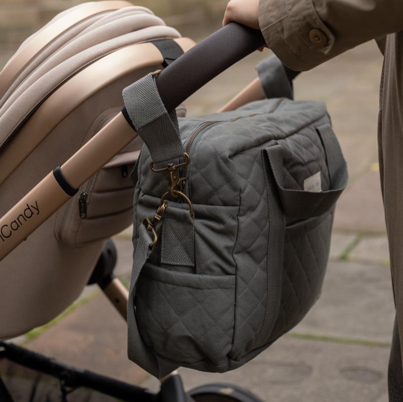 Baby Changing Bag - Flint (With Pram Clips)