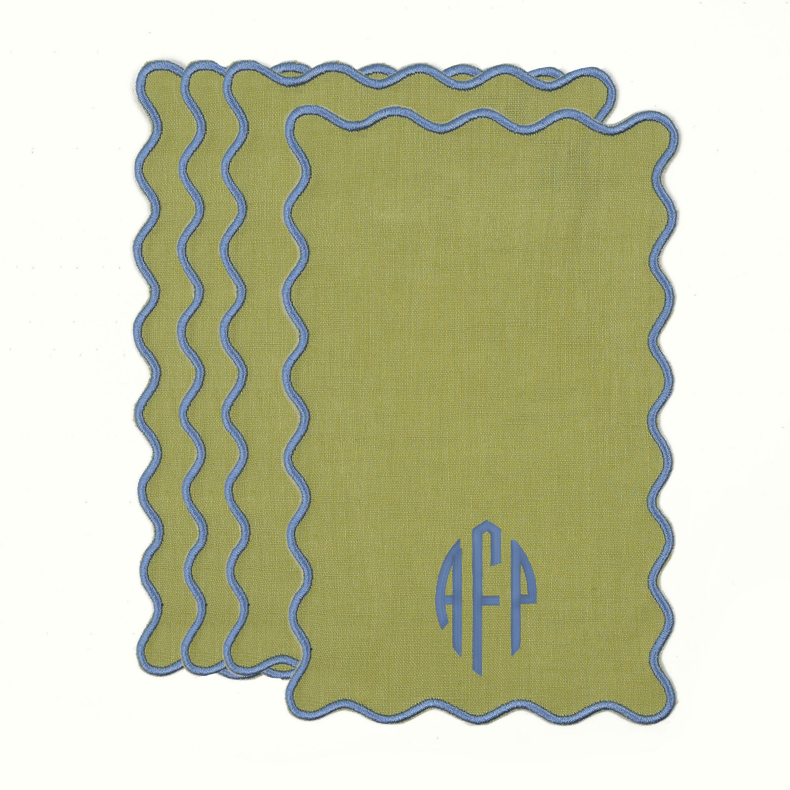 The Vivienne Rectangle Cocktail Napkins  - Limerick