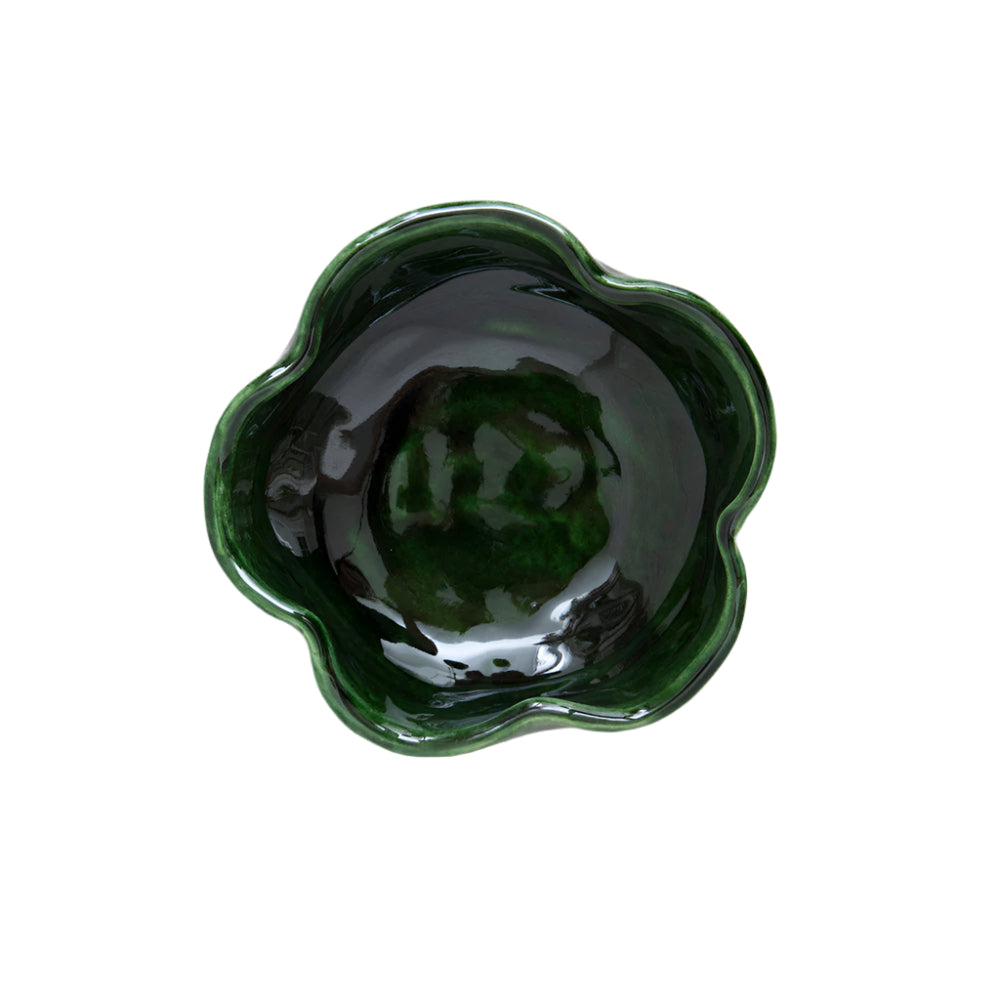 Green Tangier Serving Bowl Small