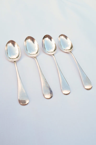 4 Vintage Silver Plate Spoons