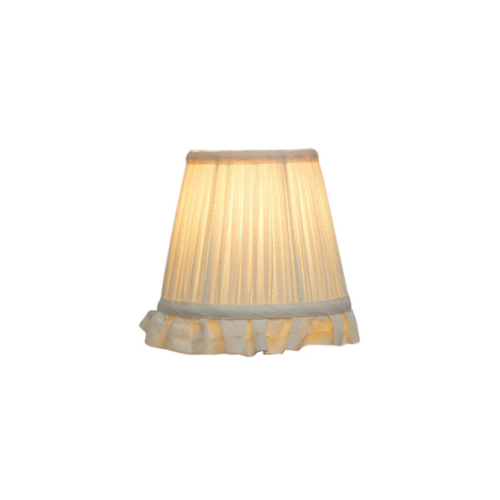 The Embroidered Cotton in Daisy Wall Light Lampshade