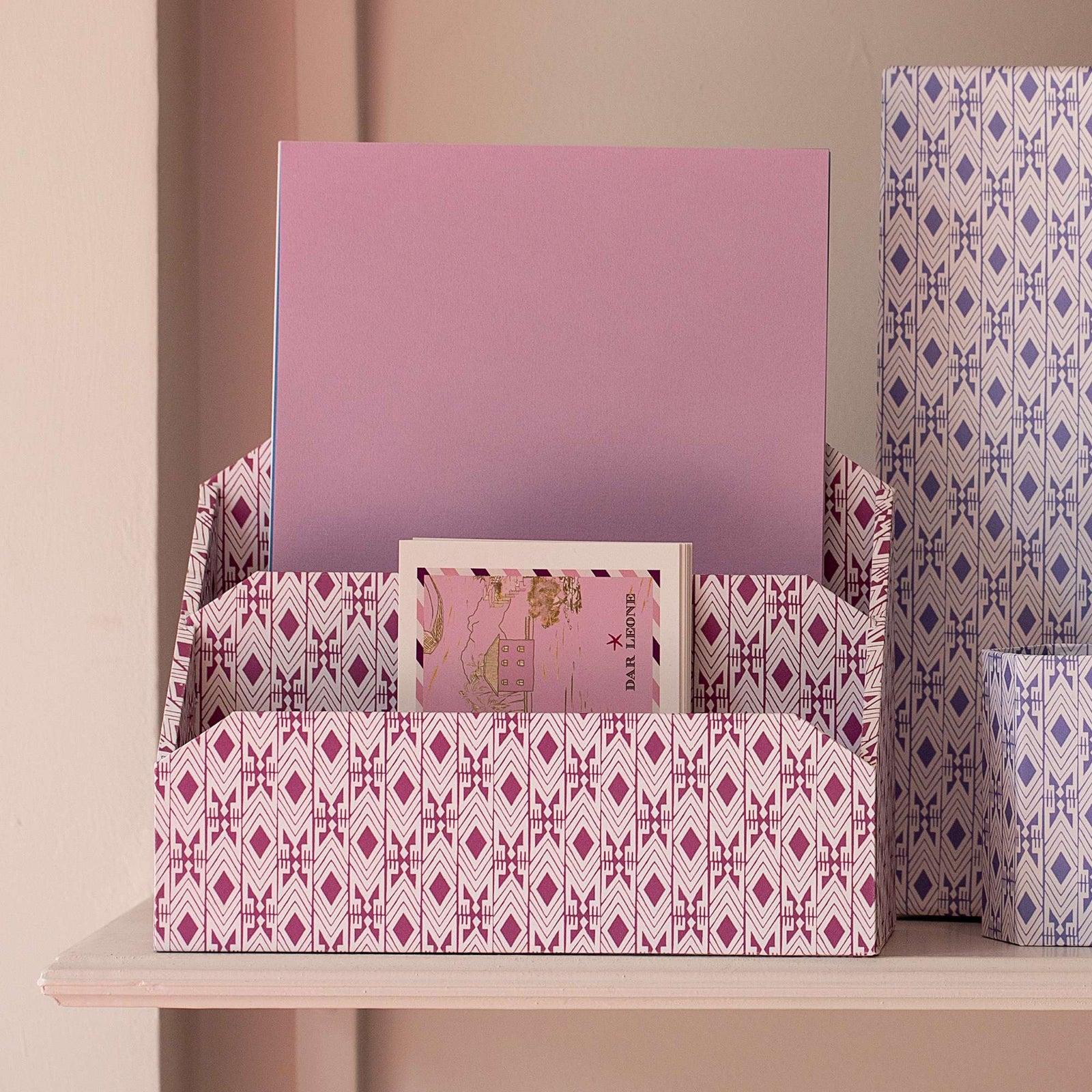 Tijan Cherry Pink Letter Rack