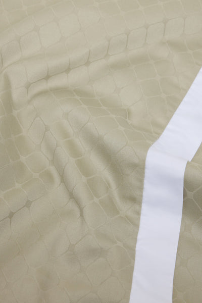 Jacquard Organic Cotton Pillowcases - Sage