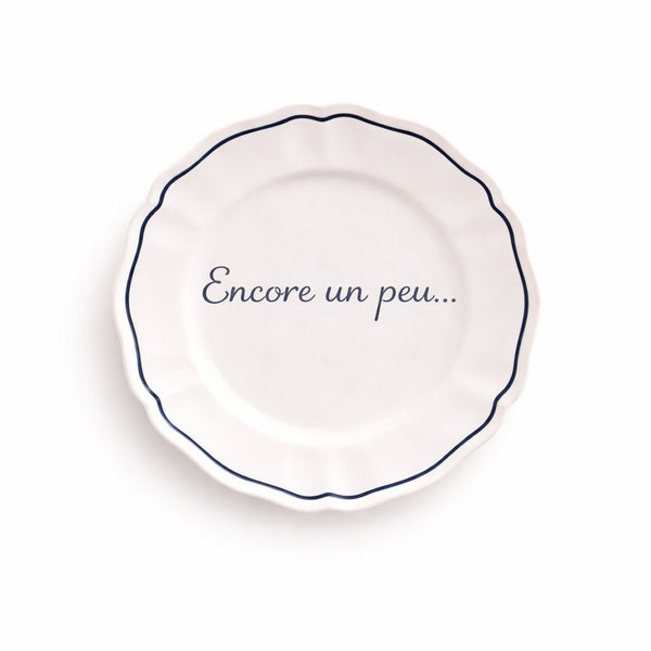 Sveva's Home «Encore un peu…» Ceramic Scalloped Plate Set of 4