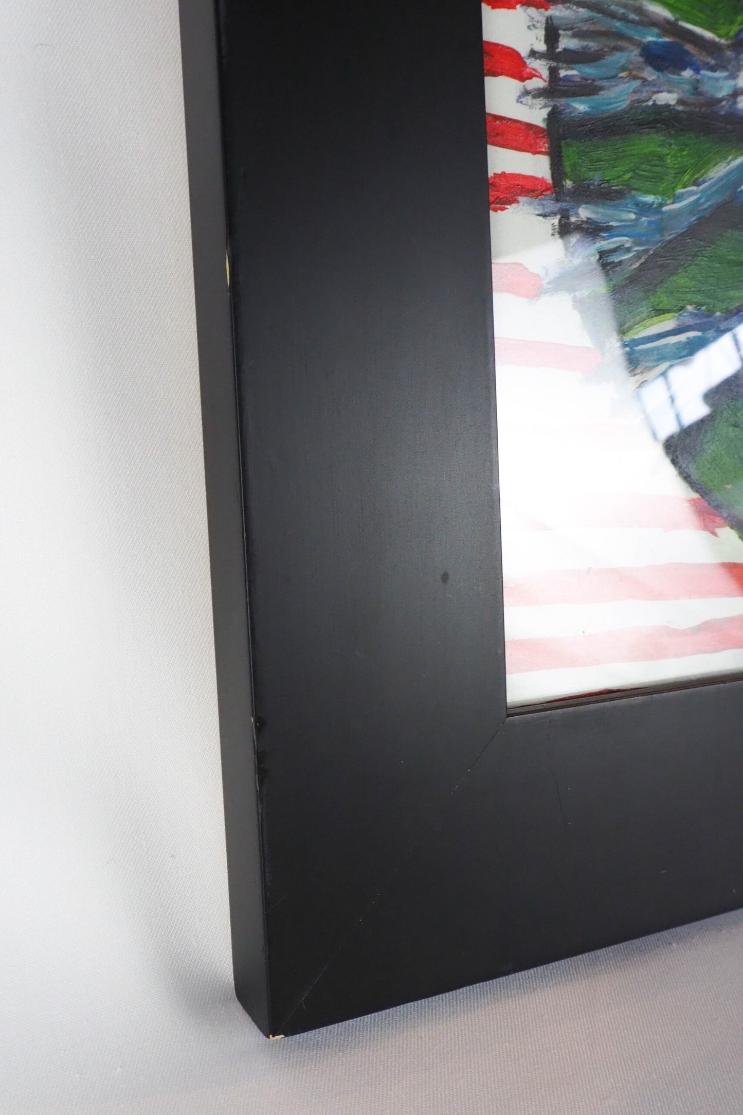 Oil on Board Framed Fish Painting