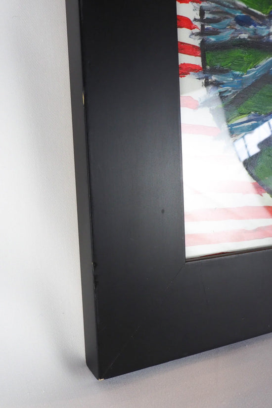 Oil on Board Framed Fish Painting