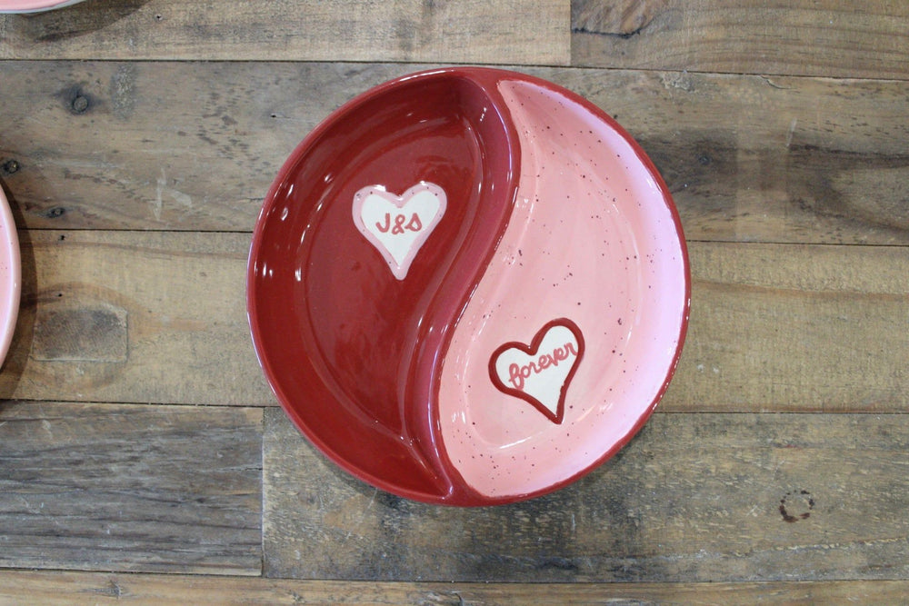 Hand-painted Custom Yin-Yang Aperitivo Bowl
