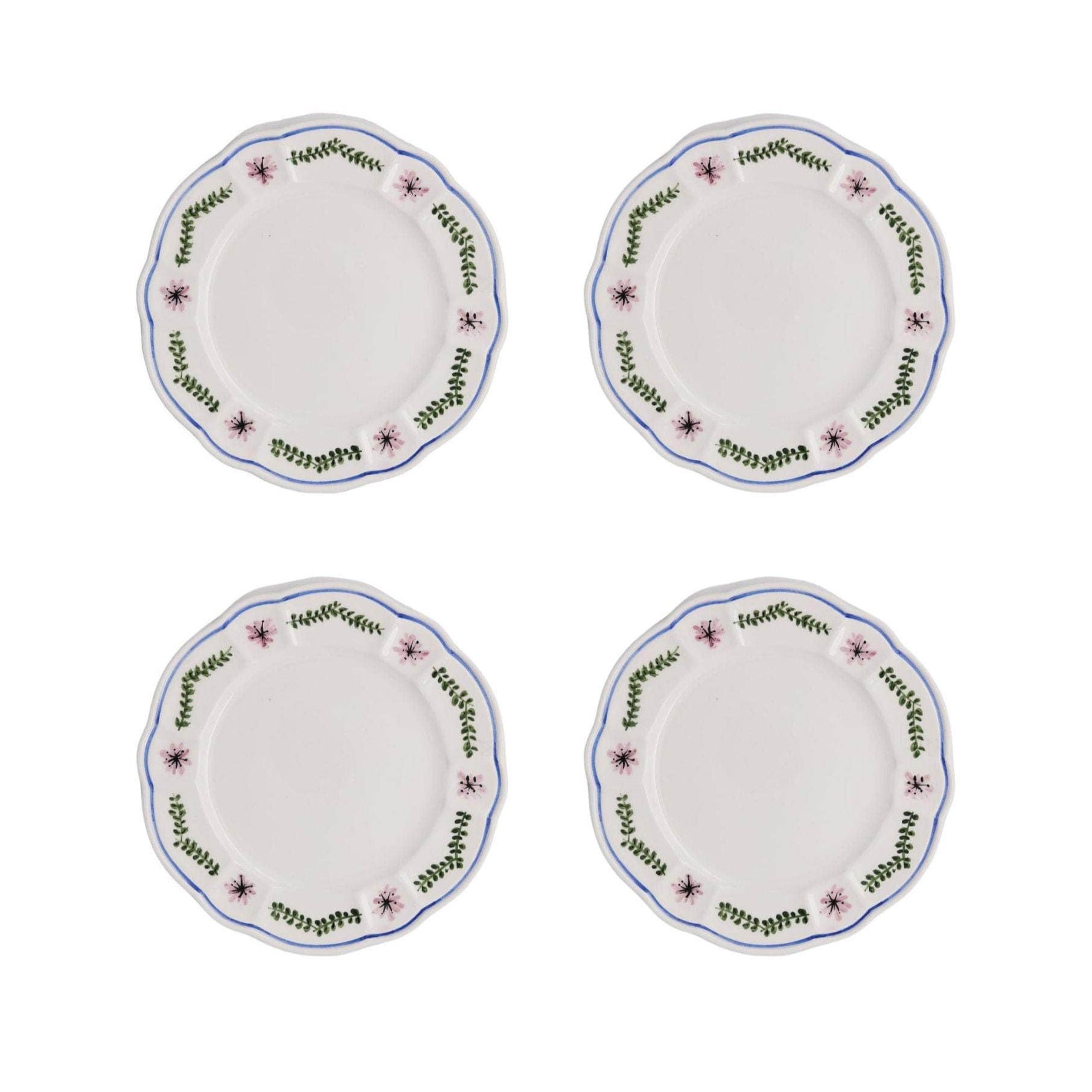 Arcadia Side Plate, Blue, Set Of 4