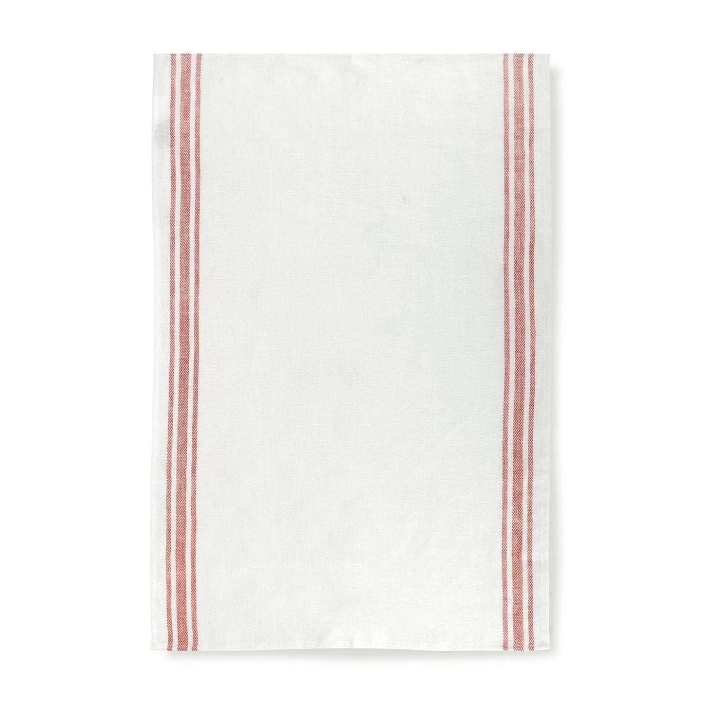 Set of 3 Personalised Kitchen Towels in French Red