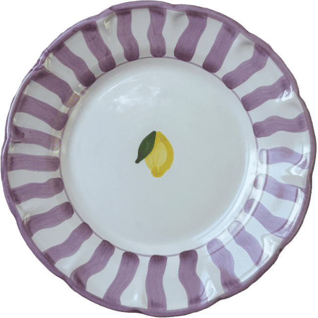 Capri Plate 25 cm Violet